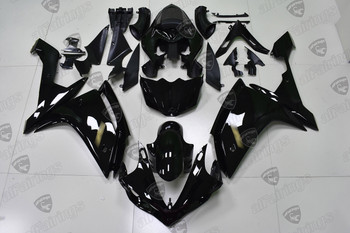 2007 2008 Yamaha YZF R1 gloss black bodywork