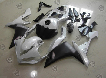 2007 2008 Yamaha YZF R1 white and black fairing kit