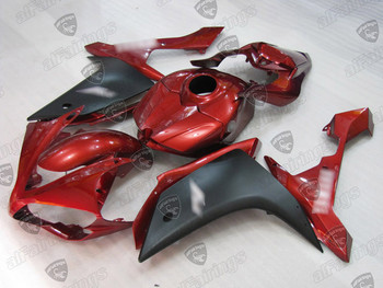 2007 2008 Yamaha YZF R1 red and black fairing kit