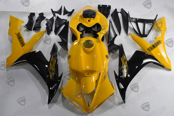 2004 2005 2006 Yamaha YZF R1 plastic kit yellow and black