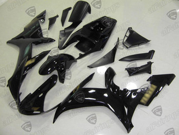 2002 2003 Yamaha YZF R1 gloss black fairing kit