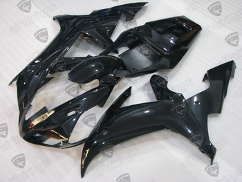 2002 2003 Yamaha YZF R1 gloss black fairing kit