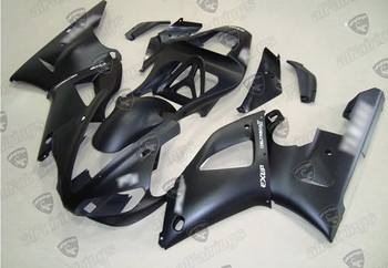 2000 2001 Yamaha YZF R1 matte black fairing kit