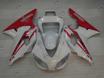 1998 1999 Yamaha YZF R1 white and red fairing kit
