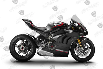 2020 Ducati Panigale V4S V4R and 2021 2022 Ducati Panigale V4 V4S matte black fairing, 2020 Ducati Panigale V4S V4R and 2021 2022 Ducati Panigale V4 V4S matte black Corse fairing kit