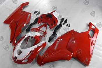 2003 2004 2005 2006 Ducati 749 999 oem replacement fairings red and white