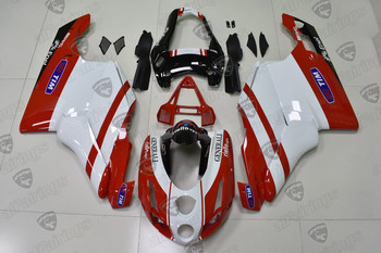 Ducati 749 999 fairing panels red and white