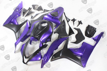 2007 2008 Honda CBR600RR purple_black fairing kit