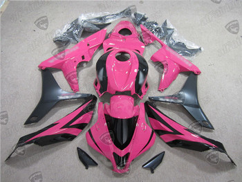 2007 2008 CBR600RR pink and black fairing kit
