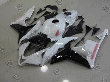2007 2008 CBR600RR white/black fairing kits