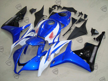 2007 2008 CBR600RR blue and black fairing kits