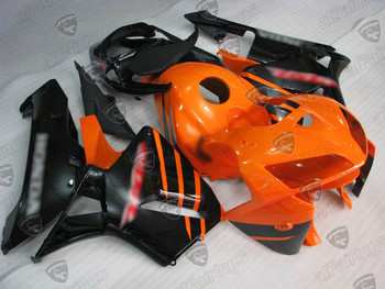 2005 2006 CBR600RR orange/black fairing kit