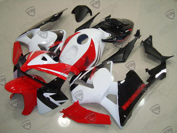 2005 2006 CBR600RR red white and black fairing kits