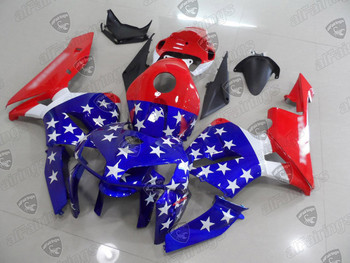 2005 2006 CBR600RR blue/red fairing kits