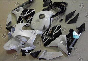 2003 2004 CBR600RR white/black fairing kits