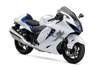 2021 2022 2023 2024 Suzuki GSX1300R Hayabusa pearl brilliant white/pearl vigor blue fairing kit.