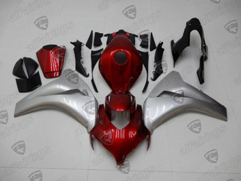 2008 2009 2010 2011 Honda CBR1000RR candy red/silver fairing kit