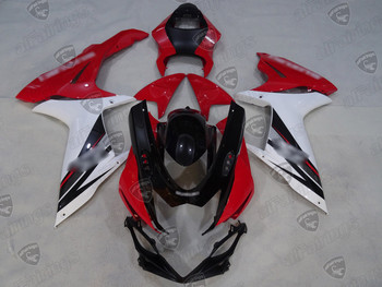 Suzuki gsxr600/750 gixxer original plastic kit red white and black