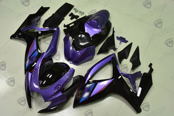 2006 2007 Suzuki GSXR600/750 purple and black fairings