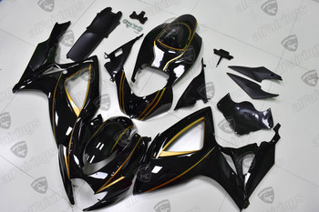 2006 2007 Suzuki GSXR600/750 gloss black fairings