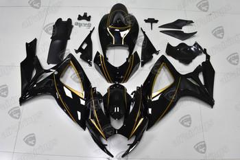 2006 2007 Suzuki GSXR600/750 gloss black body kits