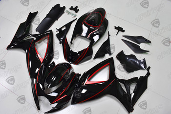 2006 2007 Suzuki GSXR600/750 gloss black bodywork