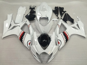 2006 2007 Suzuki GSXR600/750 bodywork gloss white