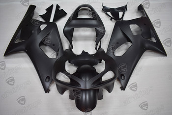 2001 2002 2003 GSXR 600 2000 2001 2002 2003 GSXR 750 flat black cowling