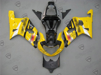 2001 2002 2003 GSXR 600 2000 2001 2002 2003 GSXR 750 yellow/black fairings