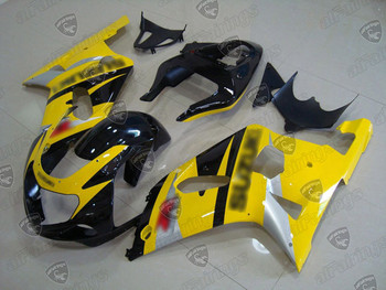 2001 2002 2003 GSXR 600 2000 2001 2002 2003 GSXR 750 yellow/black fairing set