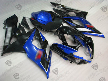 2005 2006 Suzuki GSXR 1000 K5 K6 blue/black fairings