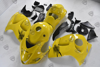 Suzuki Hayabusa GSX1300R yellow fairings