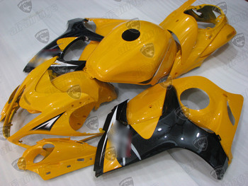 Suzuki Hayabusa GSX1300R yellow and black fairings