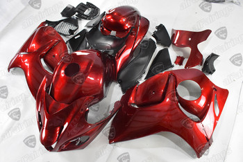 Suzuki Hayabusa GSX1300R candy red fairings