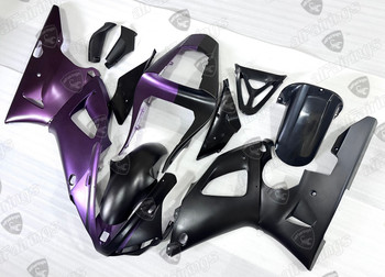 2000 2001 Yamaha YZF-R1 matte purple/matte black fairing kit