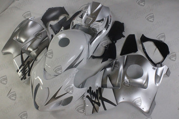 Suzuki Hayabusa GSX1300R white_silver fairing kit