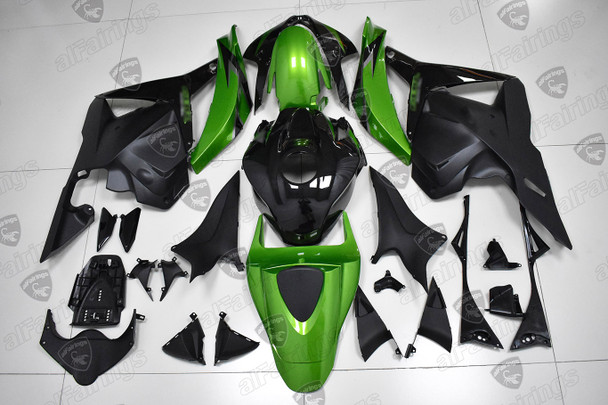 2009 2010 2011 2012 CBR600RR F5 plastic kit green and black