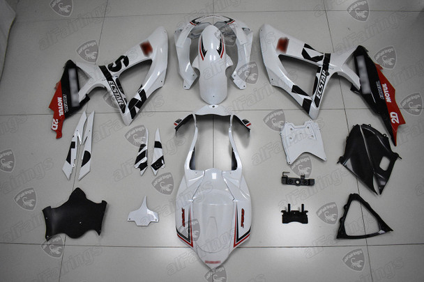 2008 2009 2010 gsxr 600/750 bodywork pearl white