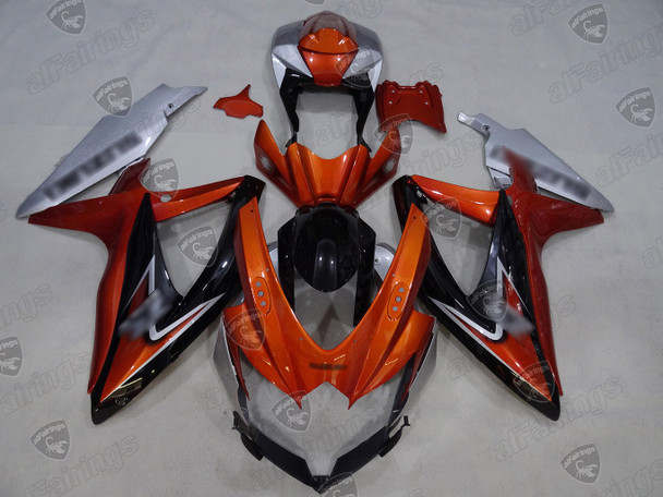 2008 2009 2010 Suzuki GSXR 600/750 bodywork orange/black/silver