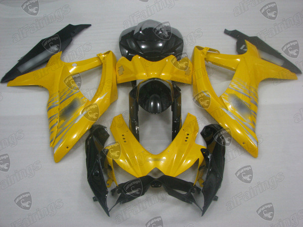 2008 2009 2010 Suzuki GSXR 600/750 custom bodywork yellow/black