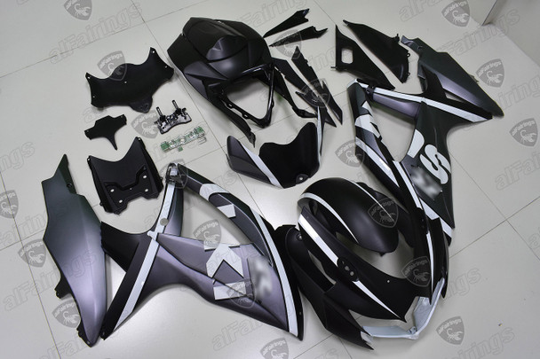 2008 2009 2010 gsxr 600/750 custom cowling black/gray