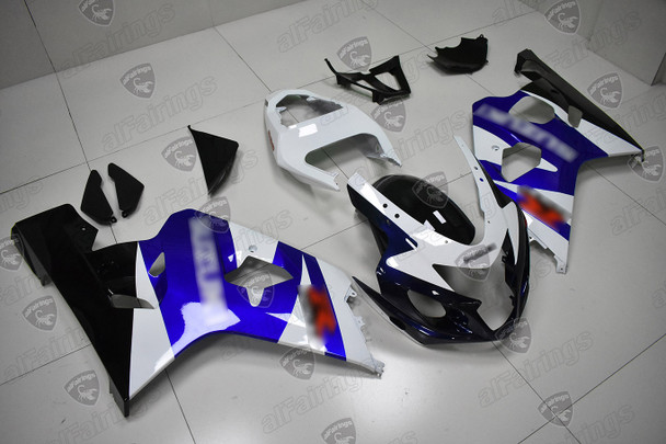 2004 2005 Suzuki GSXR600/750 K4 K5 body kit blue white and black