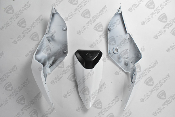 Ducati 959 1299 Panigale Arctic White tail fairing