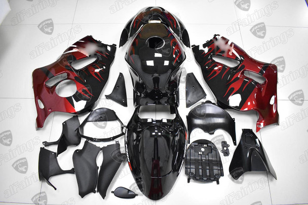 Suzuki Hayabusa GSX1300R red flame body kit