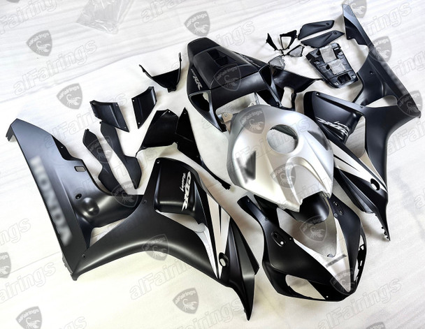 2006 2007 Honda CBR1000RR Fireblade custom bodywork matte black_matte silver 2006 2007 Honda CBR1000RR Fireblade custom bodywork matte black_matte silver