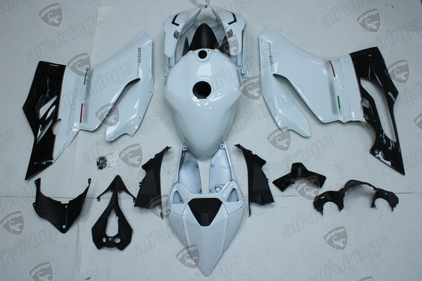 Ducati 959 1299 Panigale white and black plastic