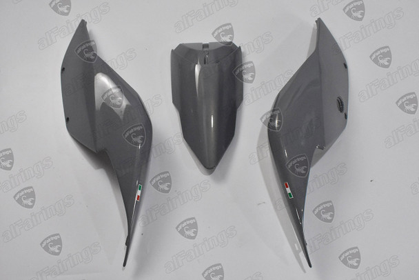 Ducati 899 1199 Panigale metallic gloss gray tail fairings