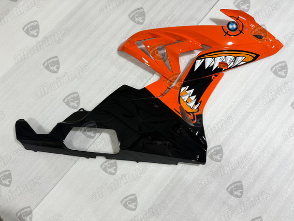2015 2016 2017 2018 BMW S1000RR HP4 orange and black shark plastic kit