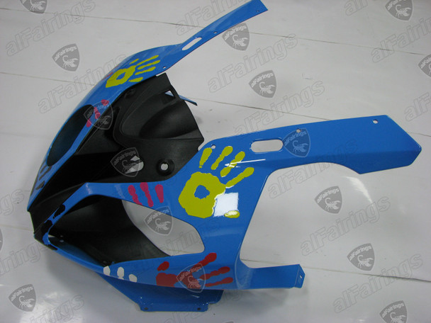 2009 2010 2011 2012 2013 2014 BMW S1000RR HP4 front nose fairing blue color