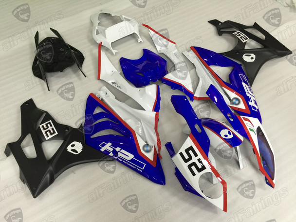 2009 2010 2011 2012 2013 2014 BMW S1000RR HP4 factory body kit blue white and black